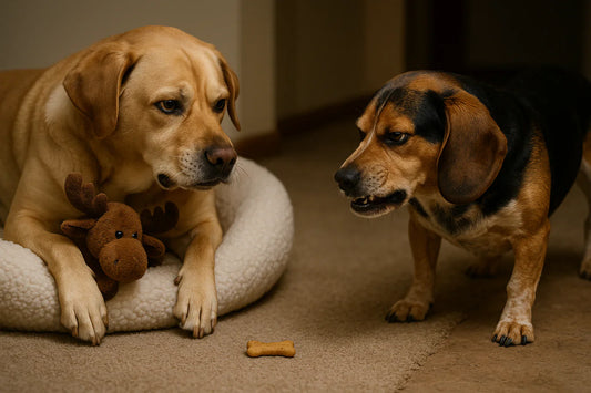 🐶 When Tank and Rudy Went to Battle Over Treat Supremacy