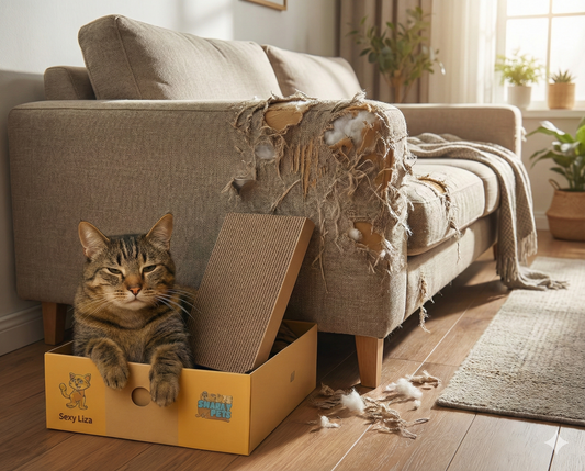 How One Cardboard Cat Scratcher Can Save You Thousands in Furniture Repairs
