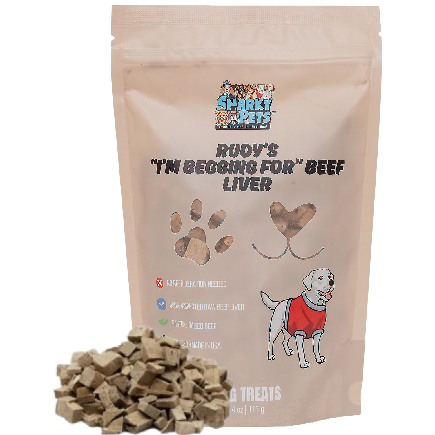 Freeze Dried Beef Dog Treats