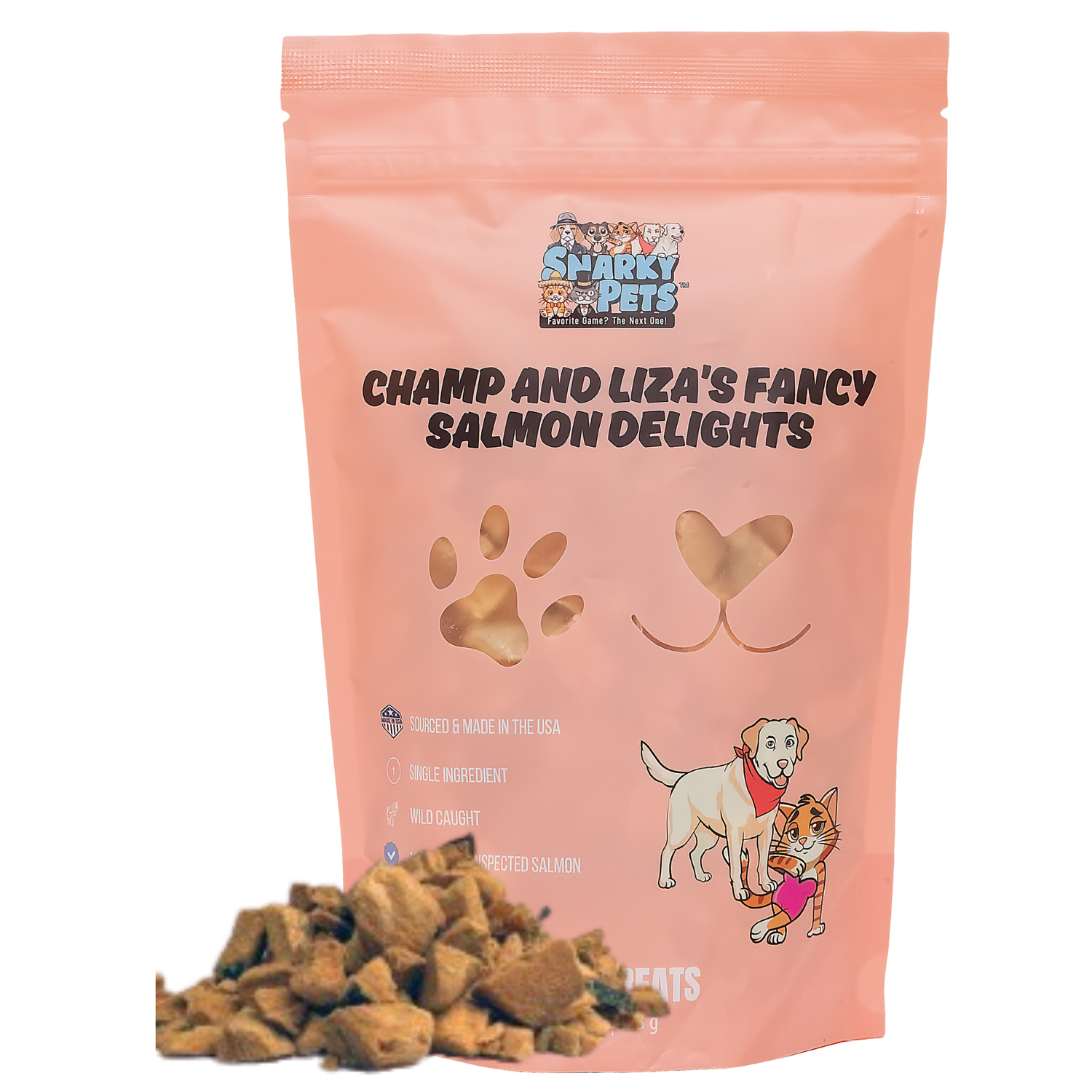 Freeze dried salmon dog treats