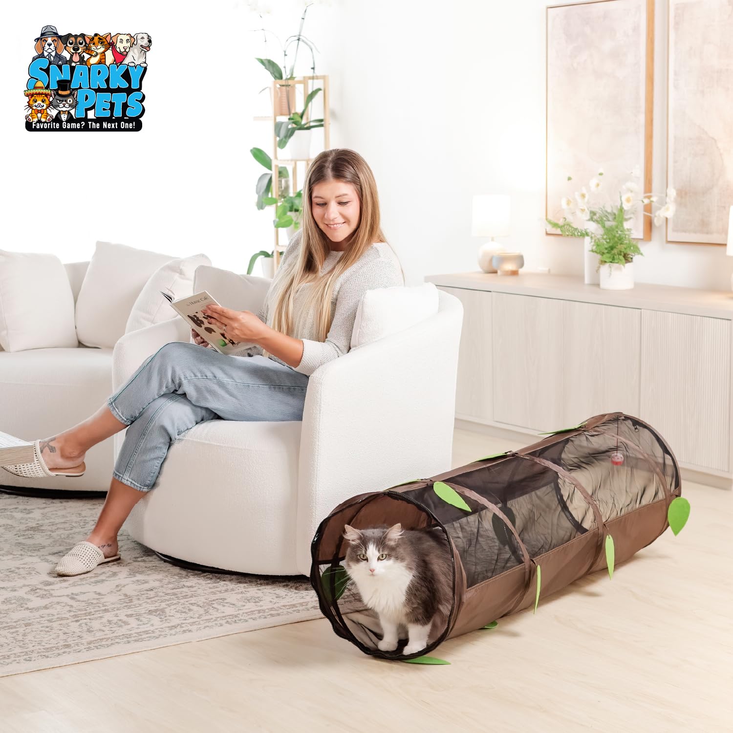 Snarky Pets Cat Tunnel