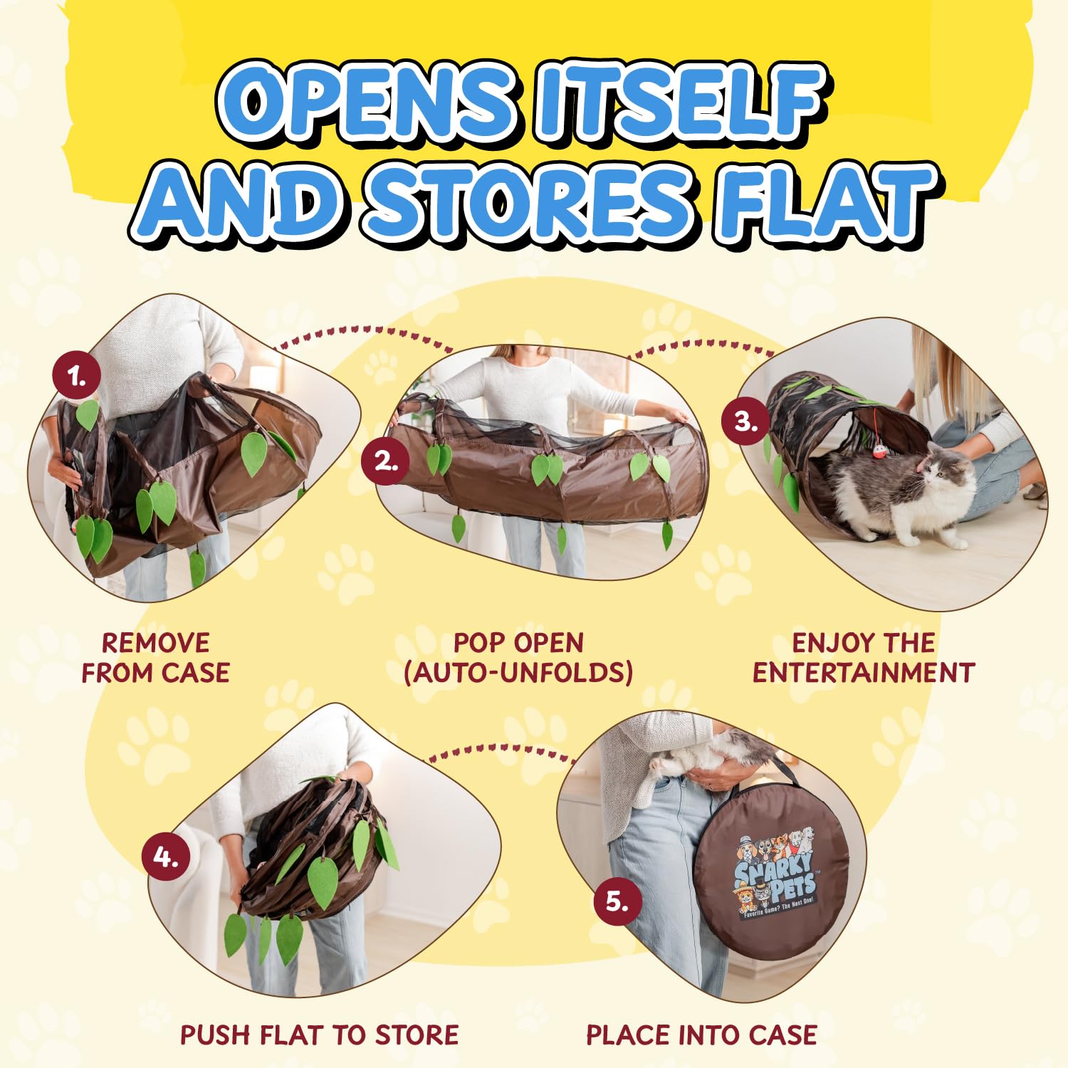 Snarky Pets Cat Tunnel