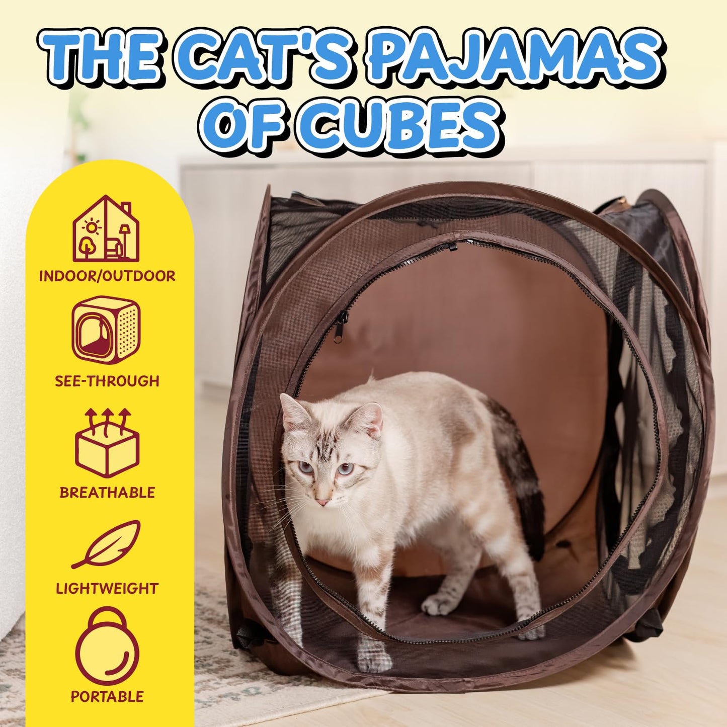 Sexy Liza’s Pop Up Tent Cat Cube