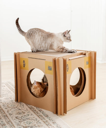 Mister The Cat’s Snarky Pets Cardboard Cat House