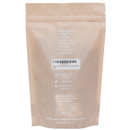 Rudy’s “I’m Begging for” Freeze-Dried Beef Liver Treats For Dogs