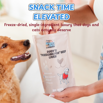 Rudy’s “I’m Begging for” Freeze-Dried Beef Liver Treats For Dogs
