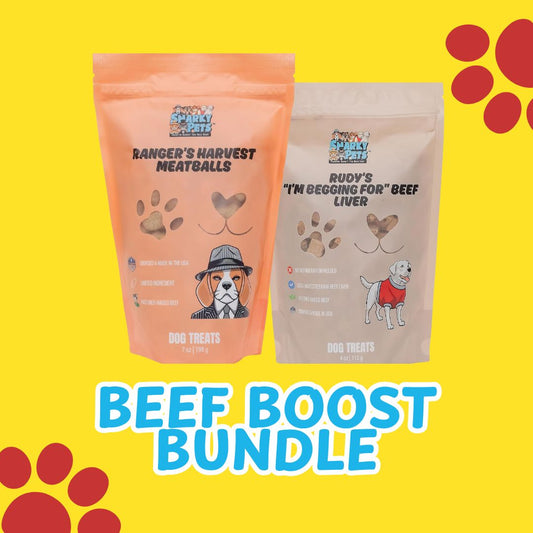 Beef Boost Bundle – Freeze-Dried Beef Treat Combo for Dogs, Featuring Meatballs & Single-Ingredient Liver