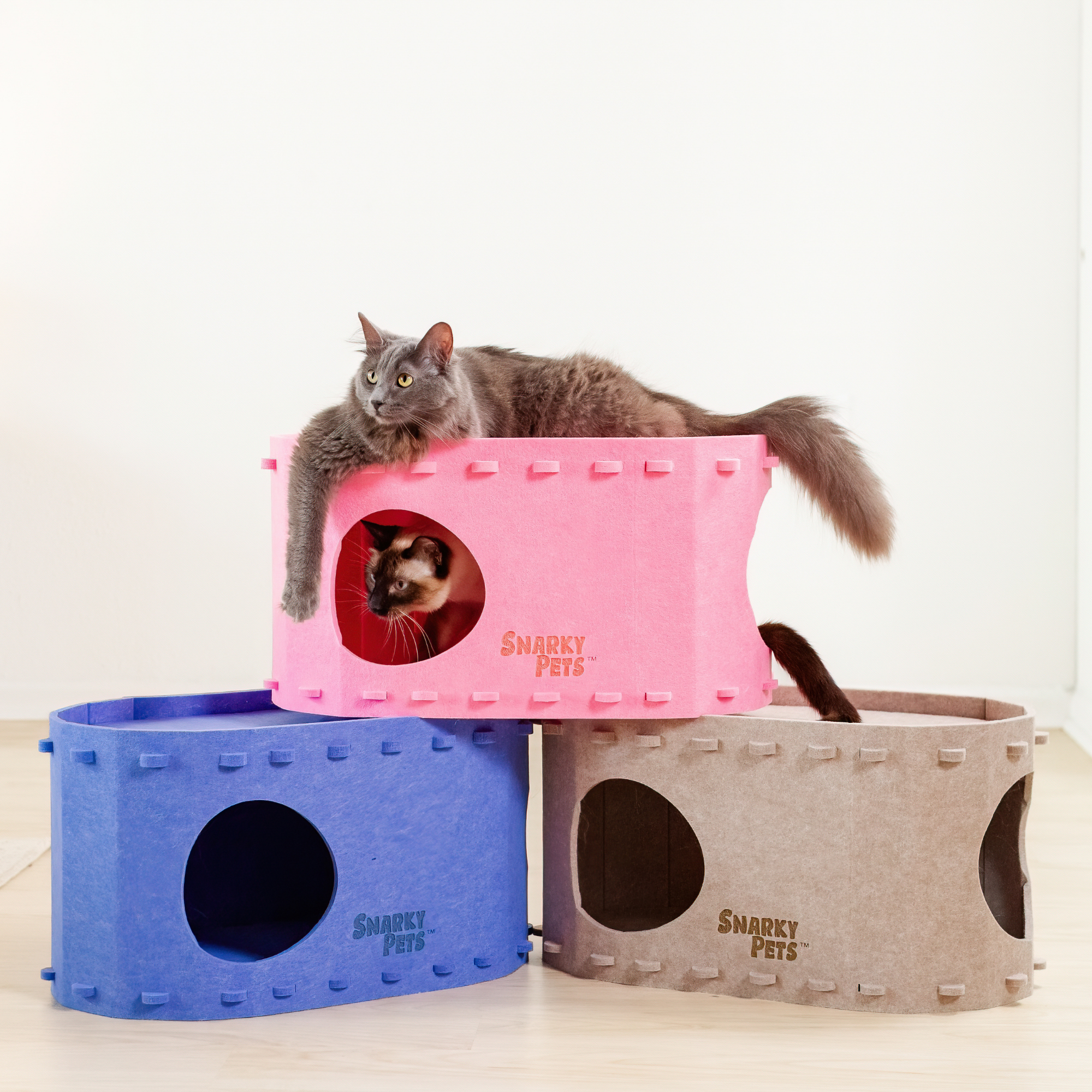 Tess & Liza Felt Cat Cave