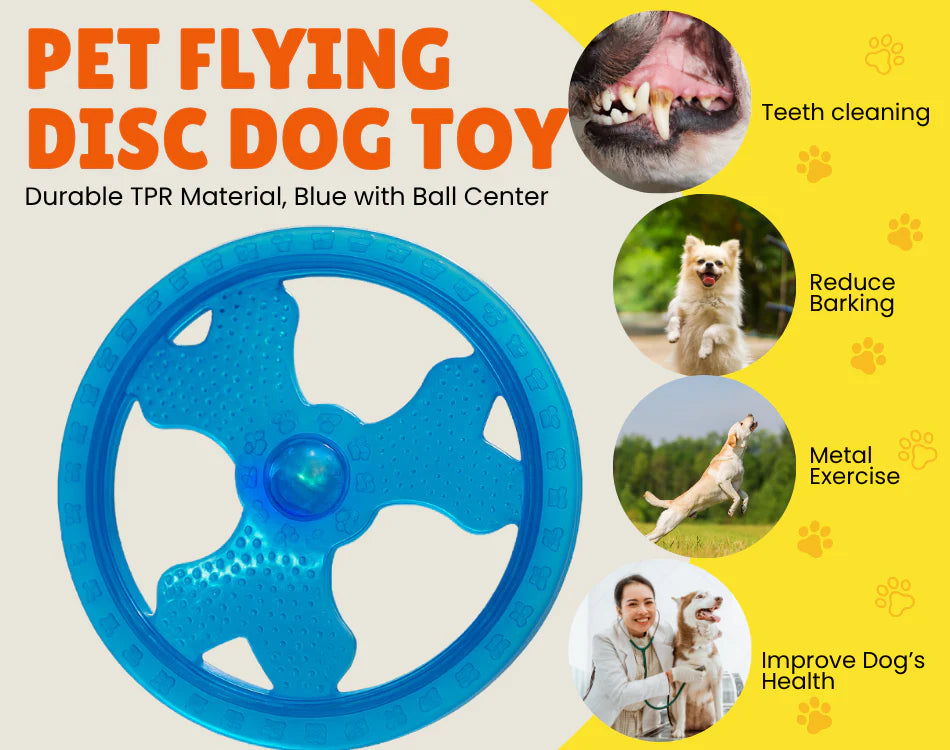 Rudy's Favorite Toy-Pet Flying Disc Dog Toy