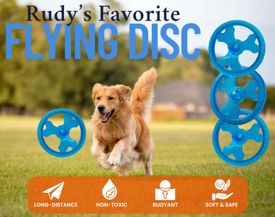 Rudy's Favorite Toy-Pet Flying Disc Dog Toy