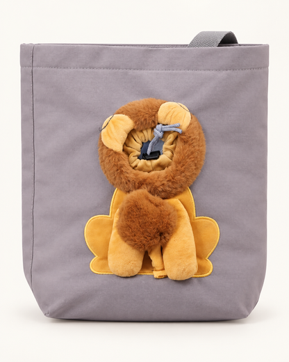 Lion Mane Cat Carrier Tote – Head-Out Shoulder Bag for Cats & Kittens