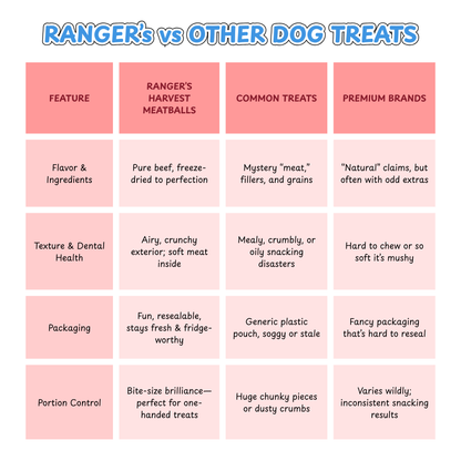 Freeze Dried Dog Treats – Beef Meatballs for Dogs