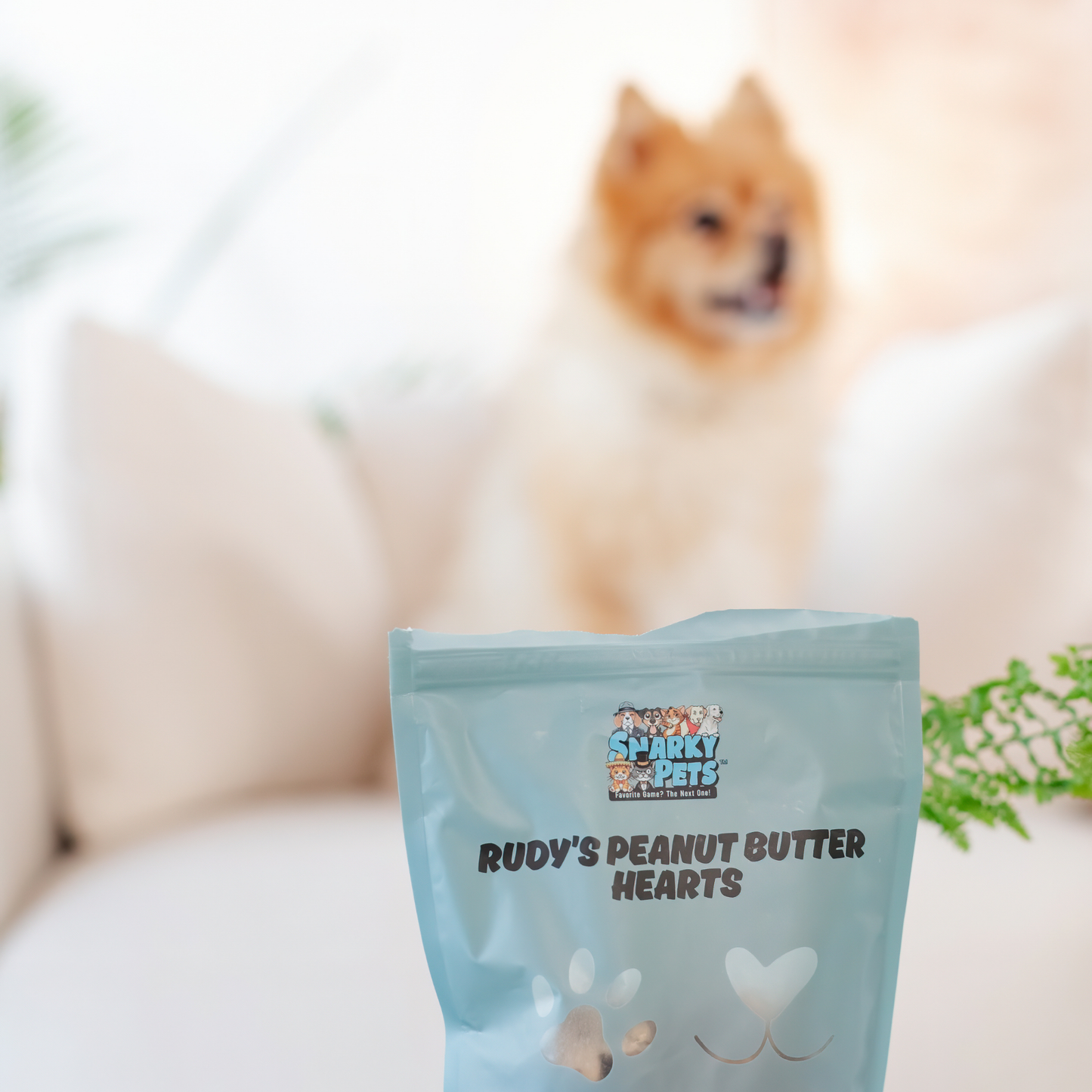 Rudy's Peanut Butter Hearts Crunchy Treats (8 oz, Crunchy Peanut Butter)