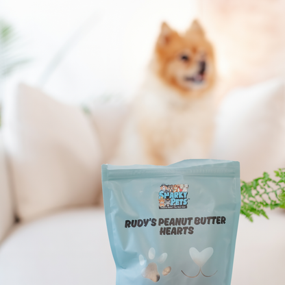 Rudy's Peanut Butter Hearts Crunchy Treats (8 oz, Crunchy Peanut Butter)