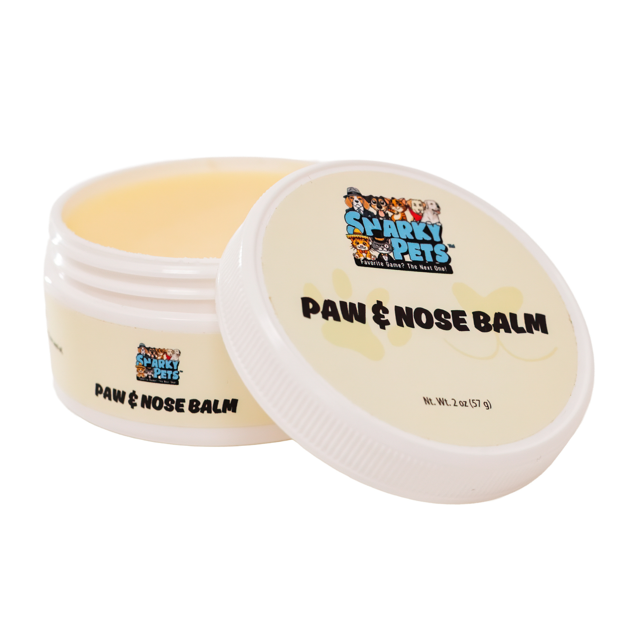 Snarky Pets Paw & Nose Balm (2oz) - Lick-Safe Relief for Cracked Snouts