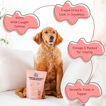 Champ and Liza’s Salmon Dog Treats