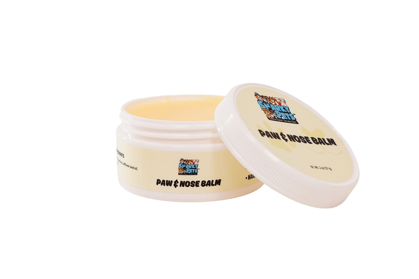 Snarky Pets Paw & Nose Balm (2oz) - Lick-Safe Relief for Cracked Snouts